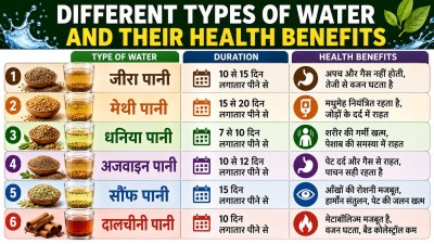 Different Types Of Water And Their Health Benefits