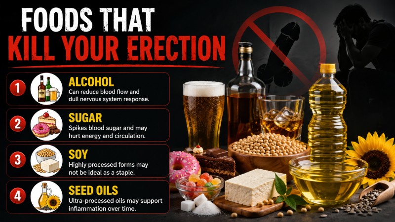 Foods that Kill Your Erection